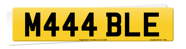 Registration number M444 BLE
